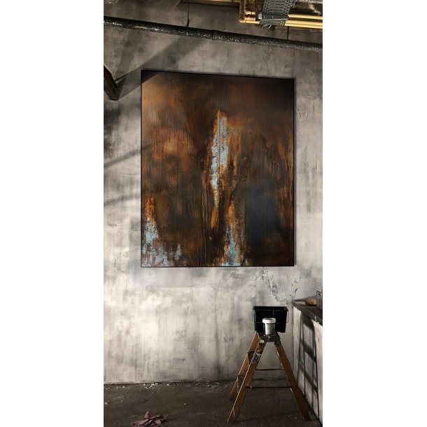 Rusty helt unikt maleri