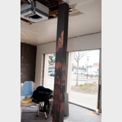 Rusty stolpe skaber blikfang