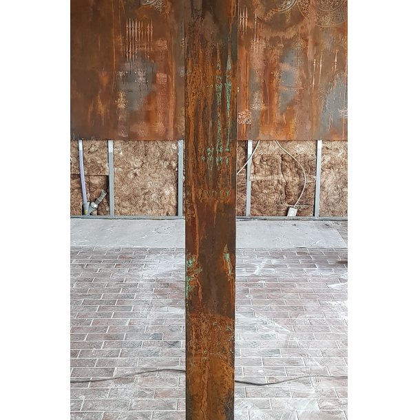 Rusty stolpe skaber blikfang