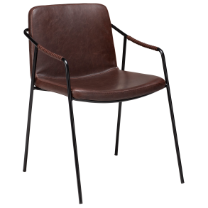 Bot Stol Vintage kakao l�der