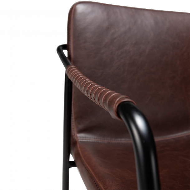 Bot Stol Vintage kakao lder