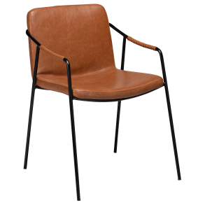 Bot Stol lys brun l�der