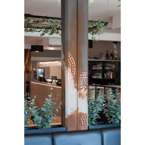 Rusty stolpe skaber blikfang