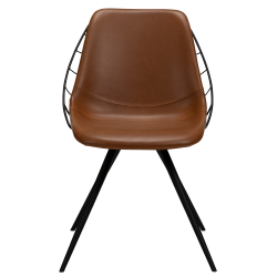 Way Stol lys brun l�der