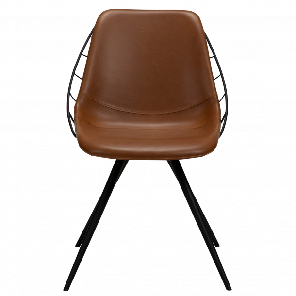 Way Stol lys brun lder