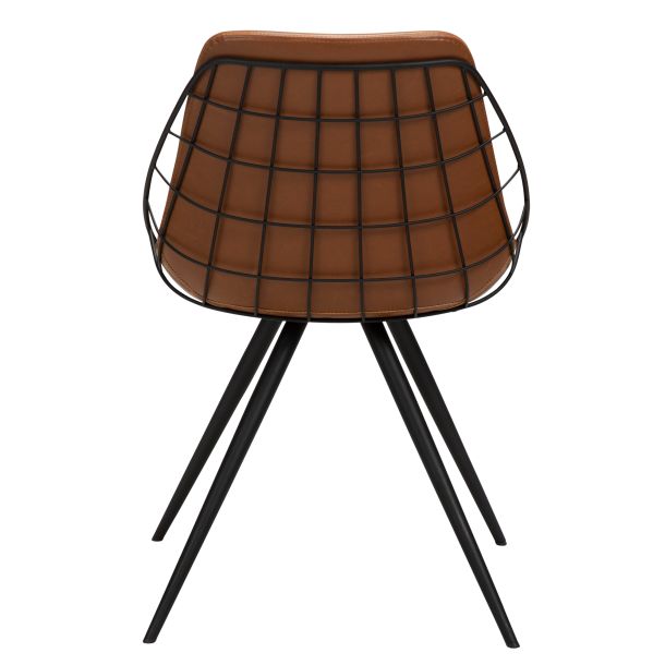 Way Stol lys brun l�der