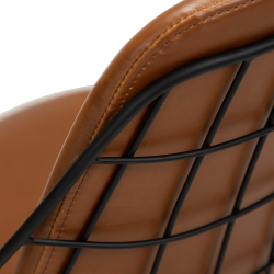 Way Stol lys brun l�der