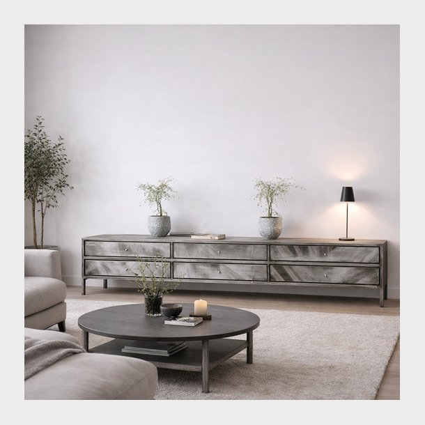 Tv B�nk - 6 skuffer